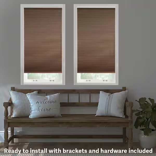 HDC Cordless Blackout Cellular 23″ W x 72″ L Shade in Mocha, NEW