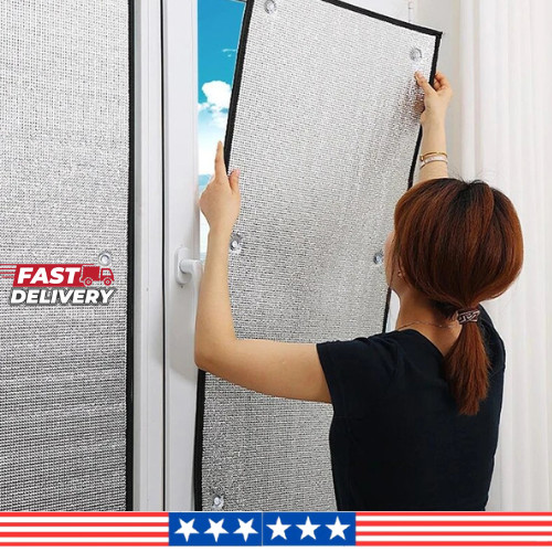 Window Sun Shade Film Aluminum Foil Heat Insulation Anti-UV Protection