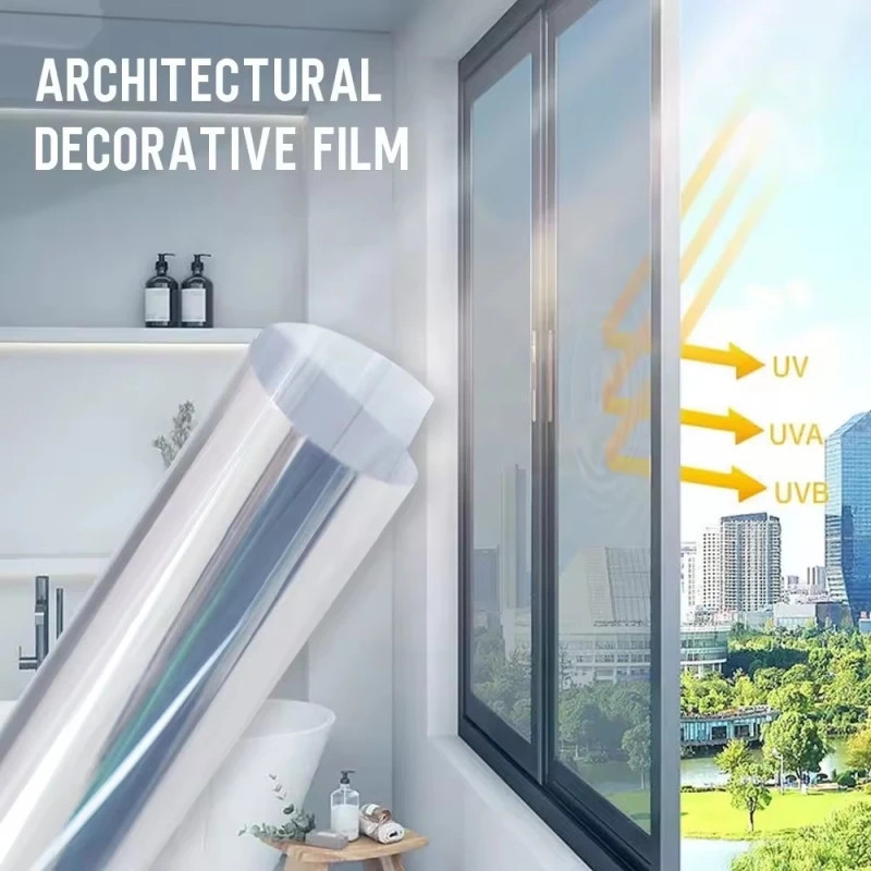 Window Film Mirror Effect One Way Vision Privacy Protection Anti-Uv Rejection Bu