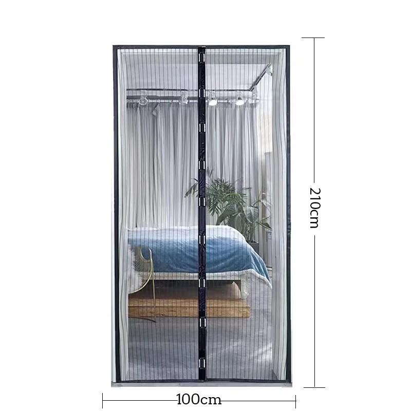 Magnetic Fly Screen Door Mesh Anti Mosquito Insect Curtain Auto Close 100x210cm