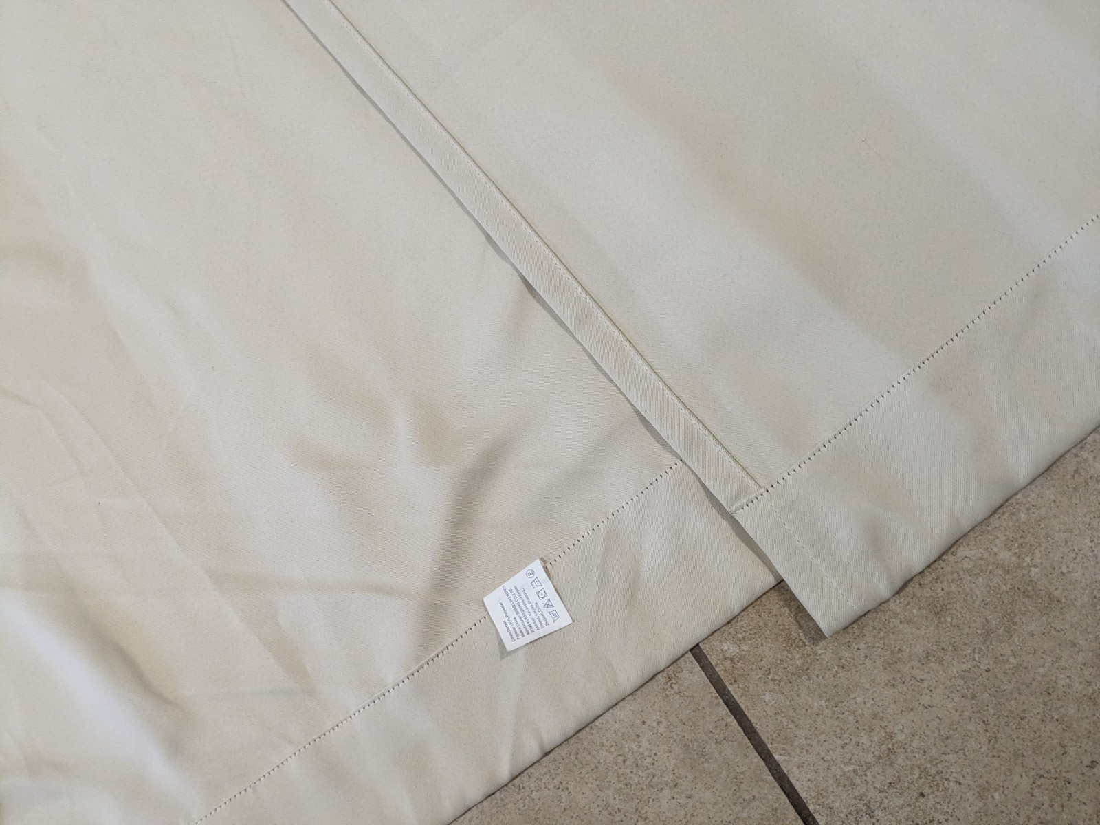 BGment Thermal Insulated Blackout Curtain Panels 52″ Ivory White Khaki 2 Curtain