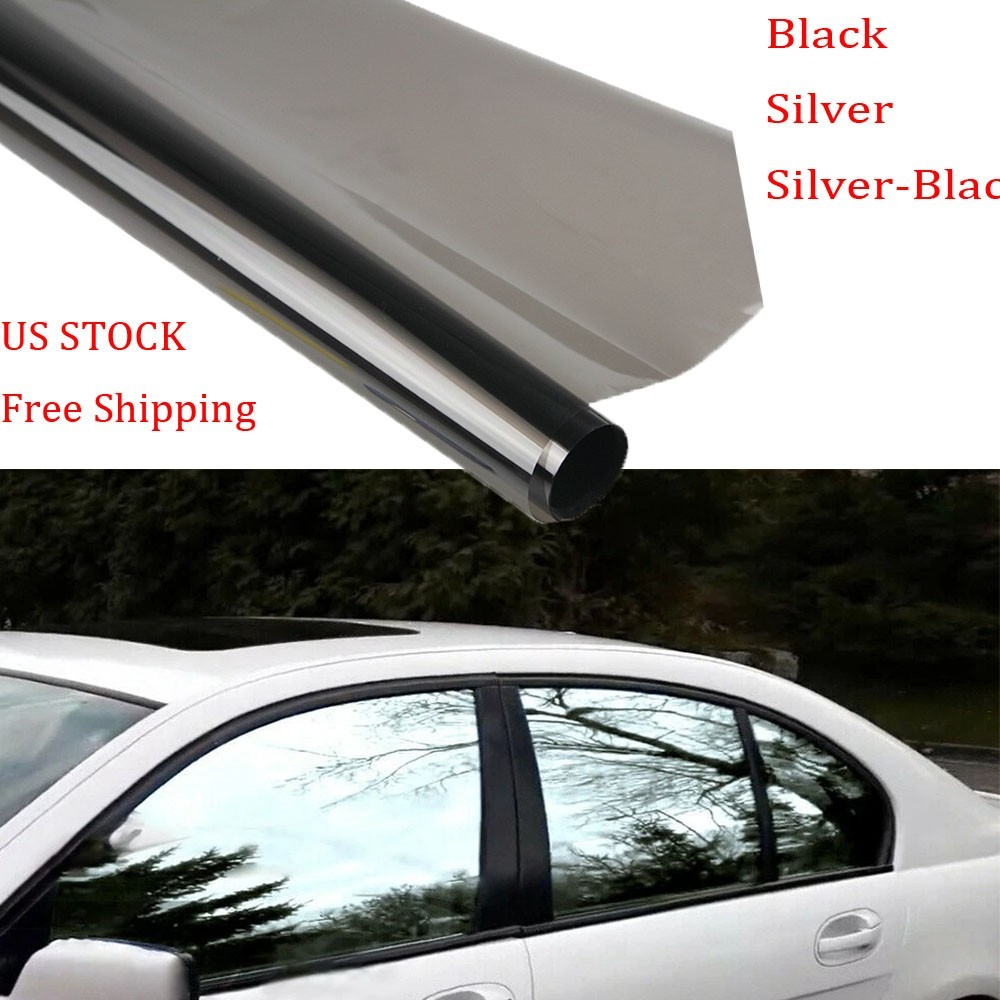 One Way Mirror Tint Window Film Privacy Protect UV Reflective Sun Block For Car