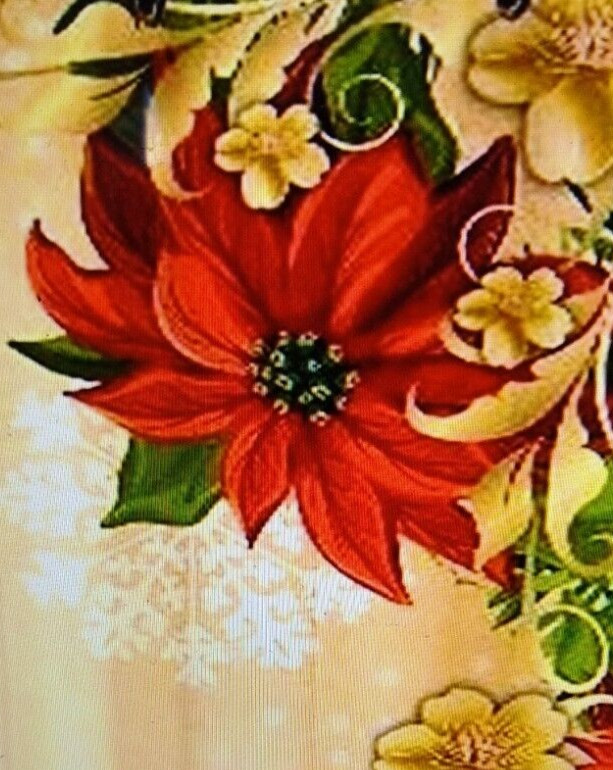 Ekavya Christmas Curtain window door Drapes two 84×48 panels grommet holiday
