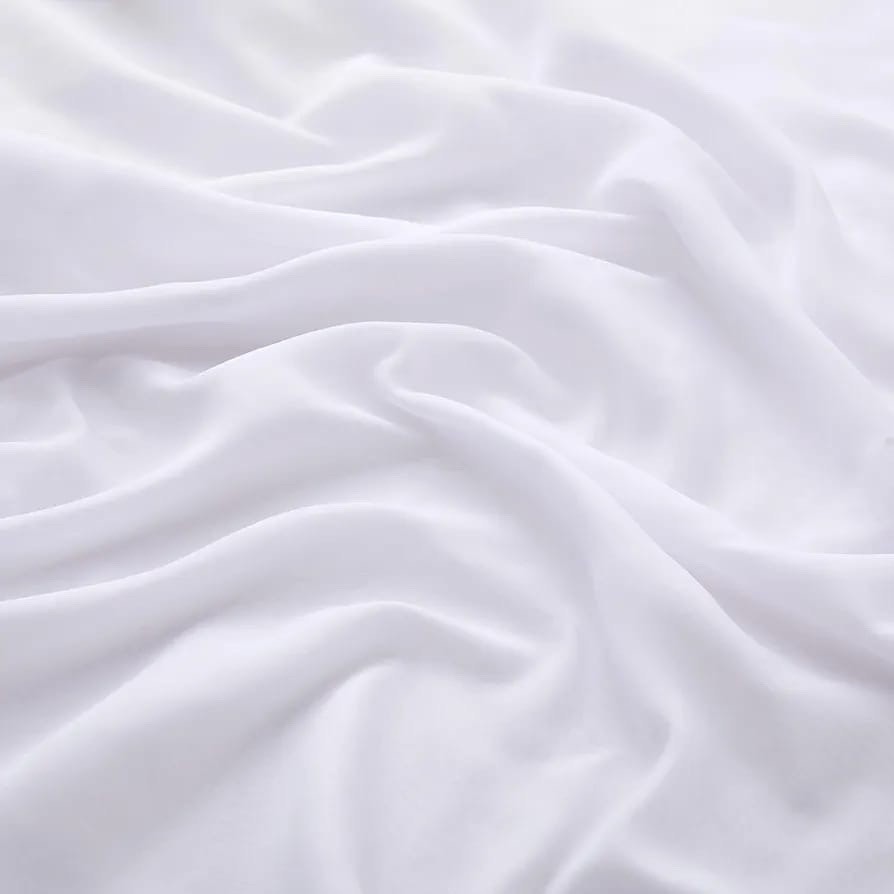 White Chiffon Wedding Arch Draping Fabric 30”x20ft Sheer Backdrop Curtain