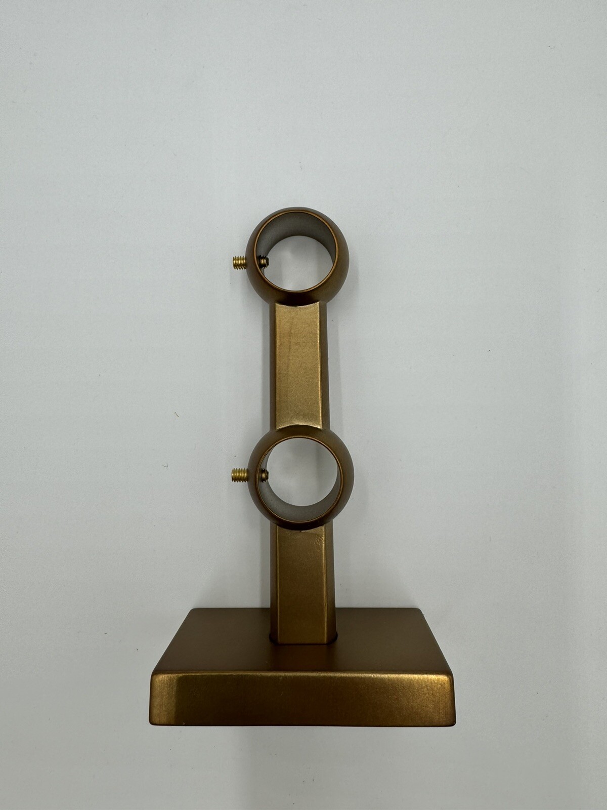 Williams Sonoma Double Curtain Bracket Assembly Hardware Kit Simple Barral Brass