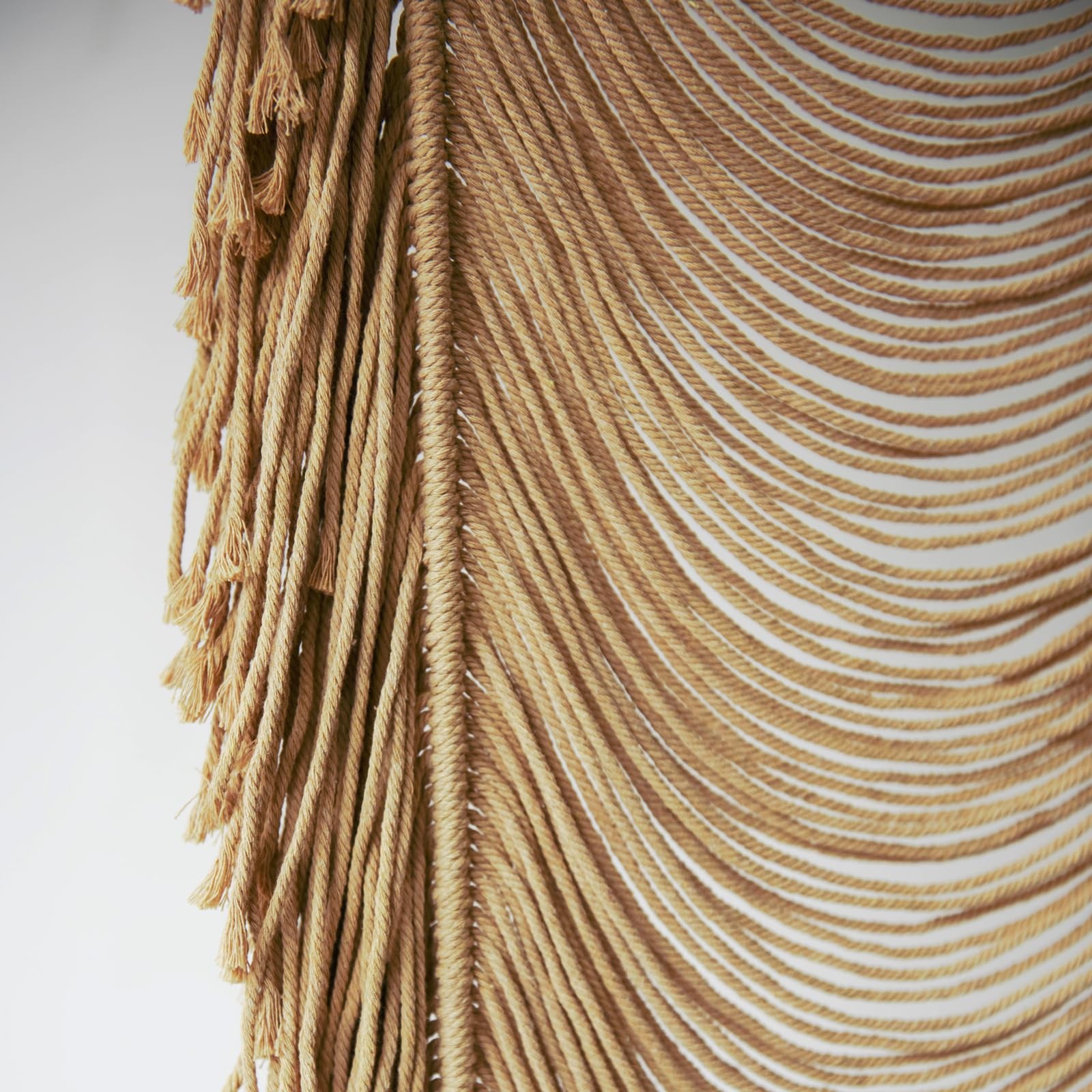 Macrame Curtain Boho Curtain Doorway Window Wall Decor Fiber Yarn Art Handwov…