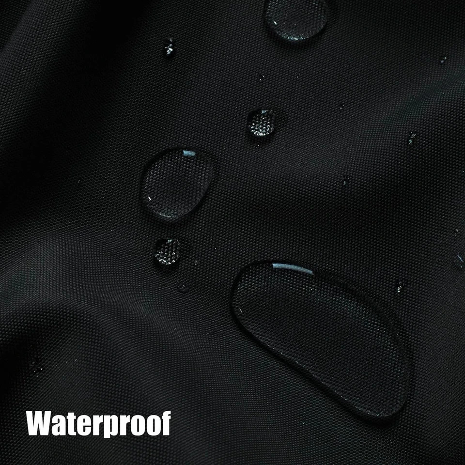 Extra Wide Waterproof Outdoor Curtains for Patio, 150×108 Inch, Black