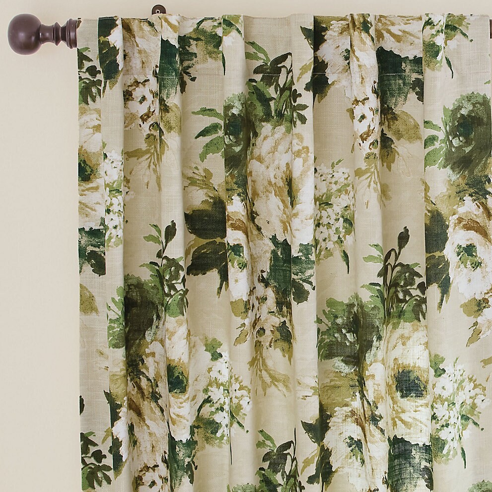 Ballard Designs Merriton Floral Drapery Panel…
