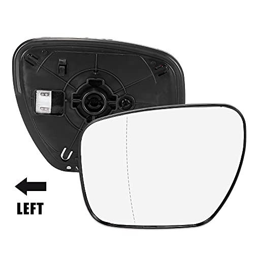 Car Rearview Mirror Glass Replacement with Backing Plate Heated Left Driver