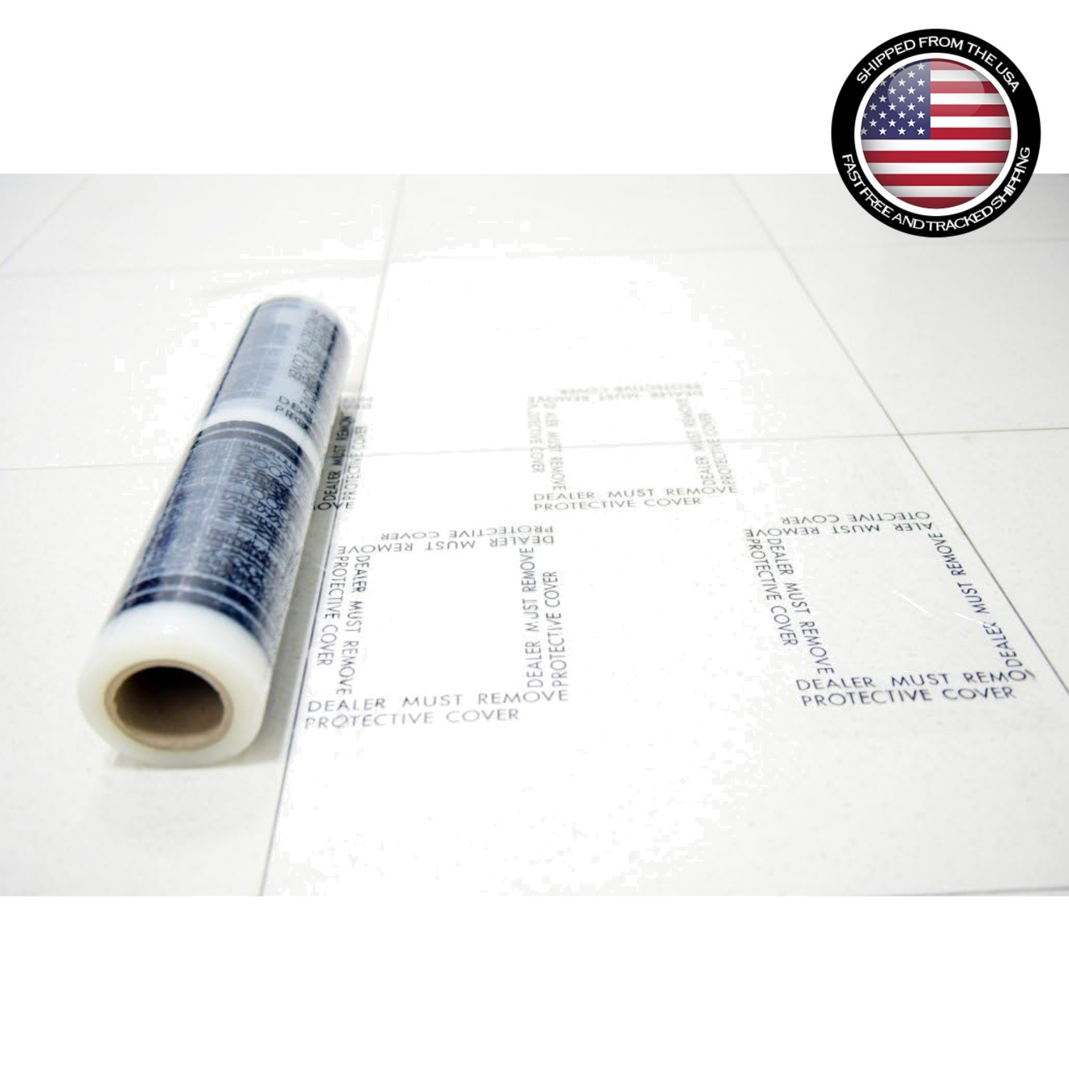 Auto Carpet Protector Film 4 Mil 200 Ft Roll Clear Car Floor Mats for Vehicle