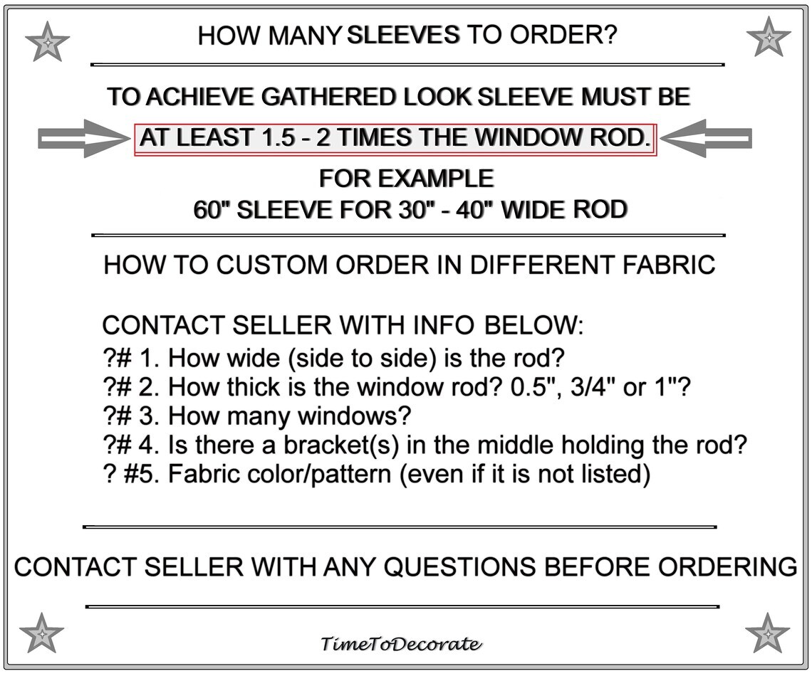 New CUSTOM window ruffle ROD cable SLEEVE valance LOTS of to CHOOSE from
