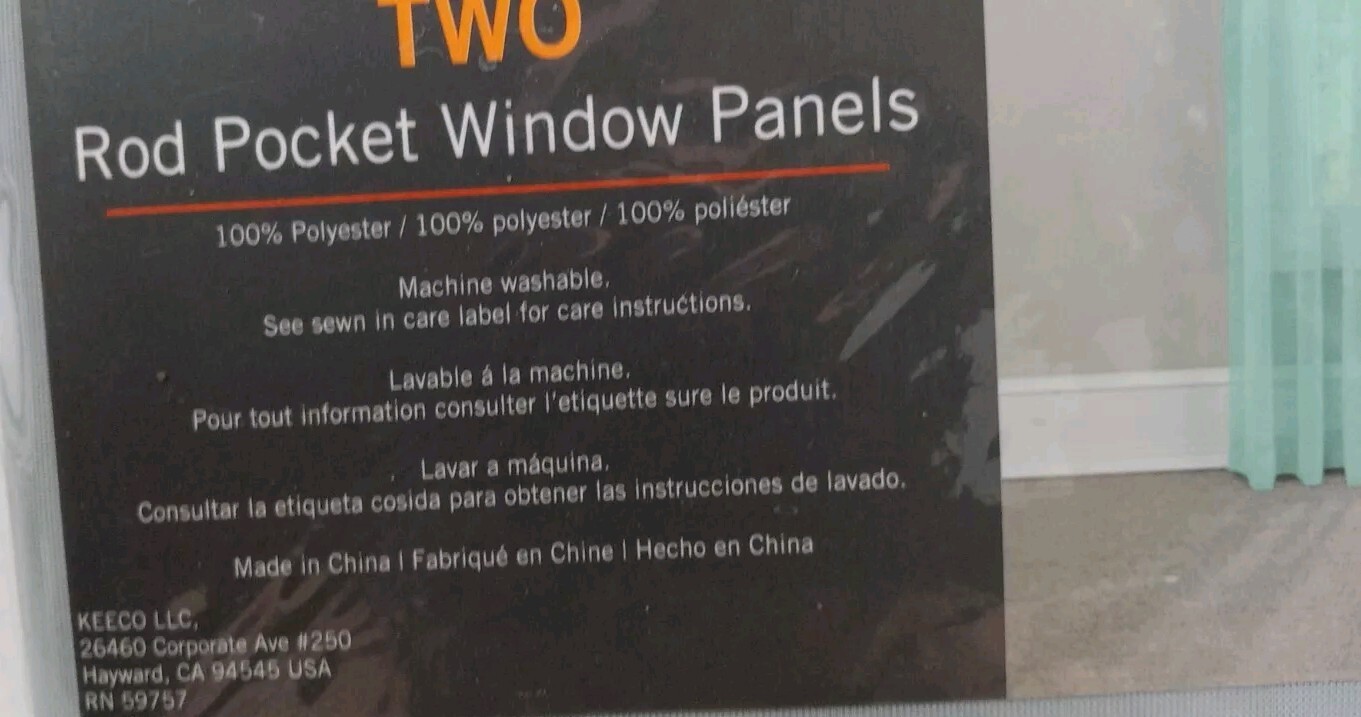 Window Pairs To Go 2 Rod Pocket Window Panels Victoria Voile Grey 59″ X 63″