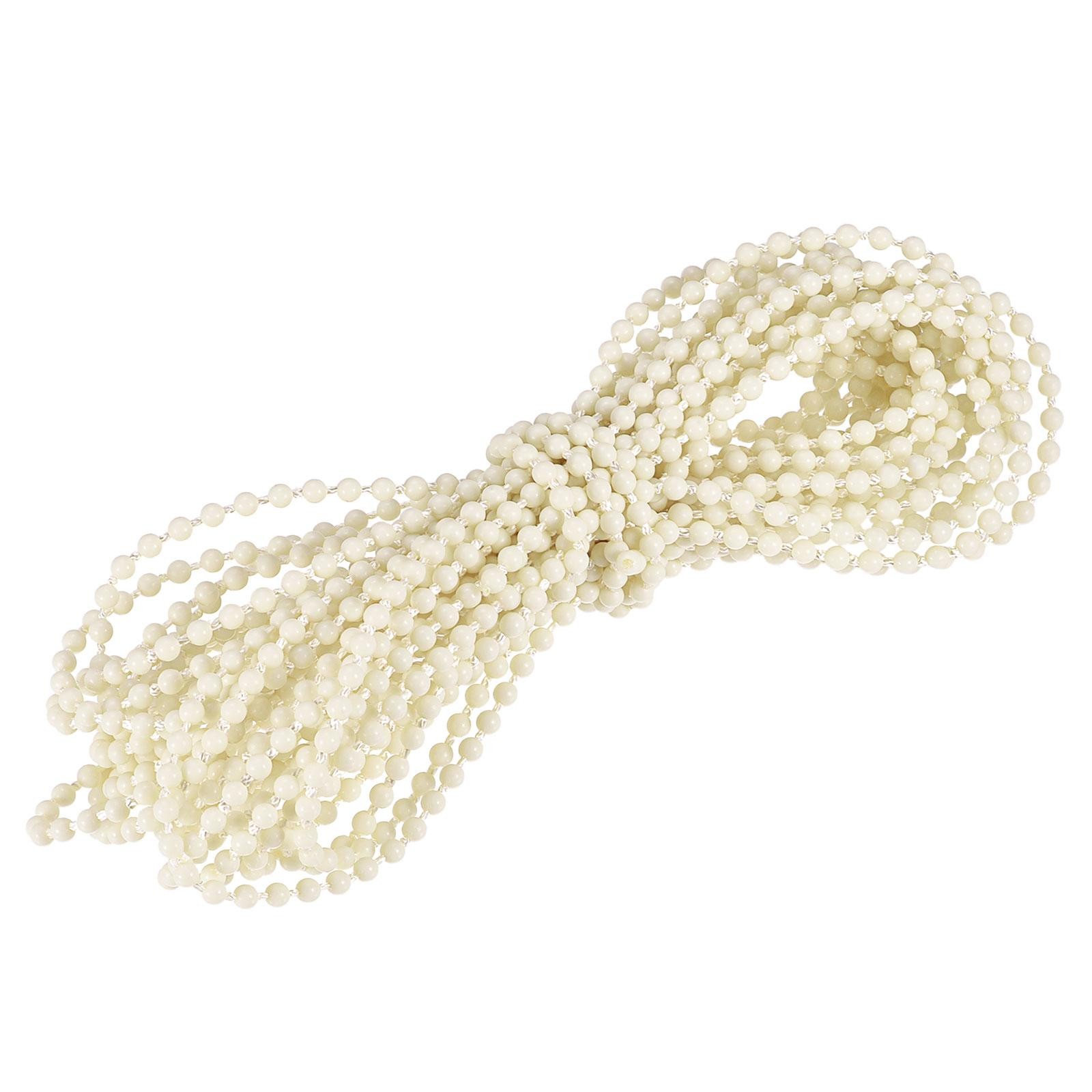 11 Yards Blinds Beaded Chain Roller Shade Cord for Window Repair Parts Beige