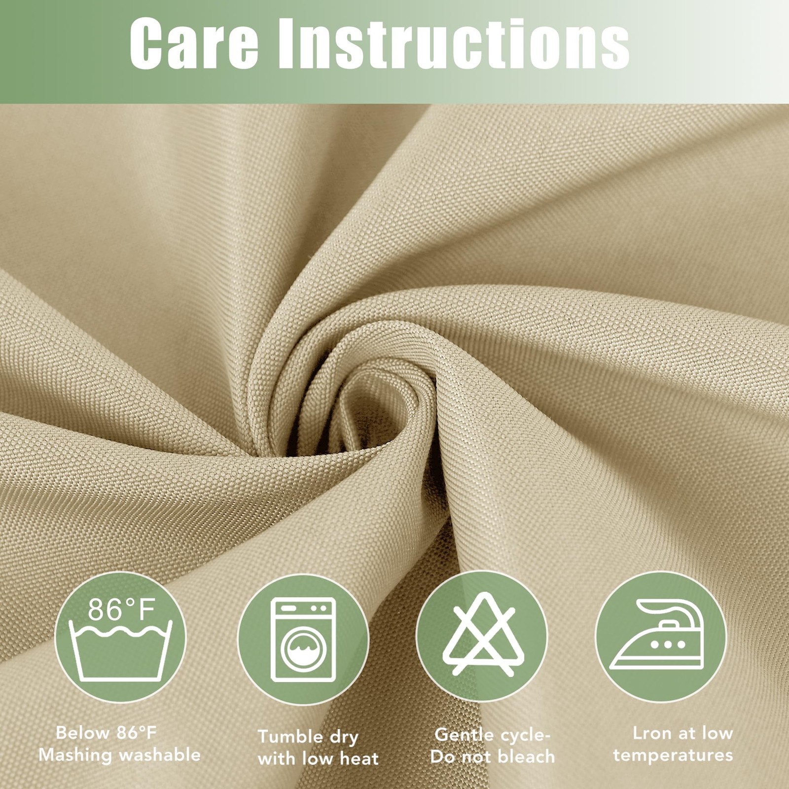 Outdoor Curtains for Patio Waterproof, 6 Panels – 54×84 Inches – Weatherproof…