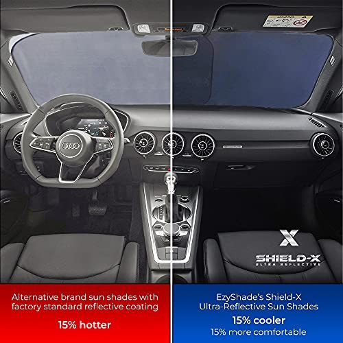 Windshield Sun Shade with Shield-X Reflective Technology. Medium (Standard)