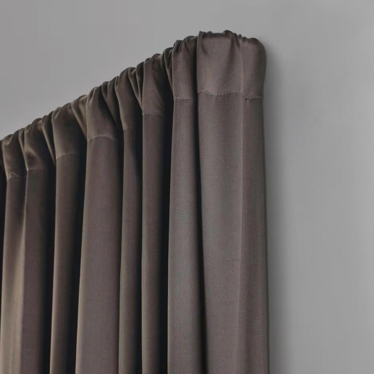 Room Darkening Wrap Around Curtain Rod 28-48″ Dark Bronze Heavy Duty Steel