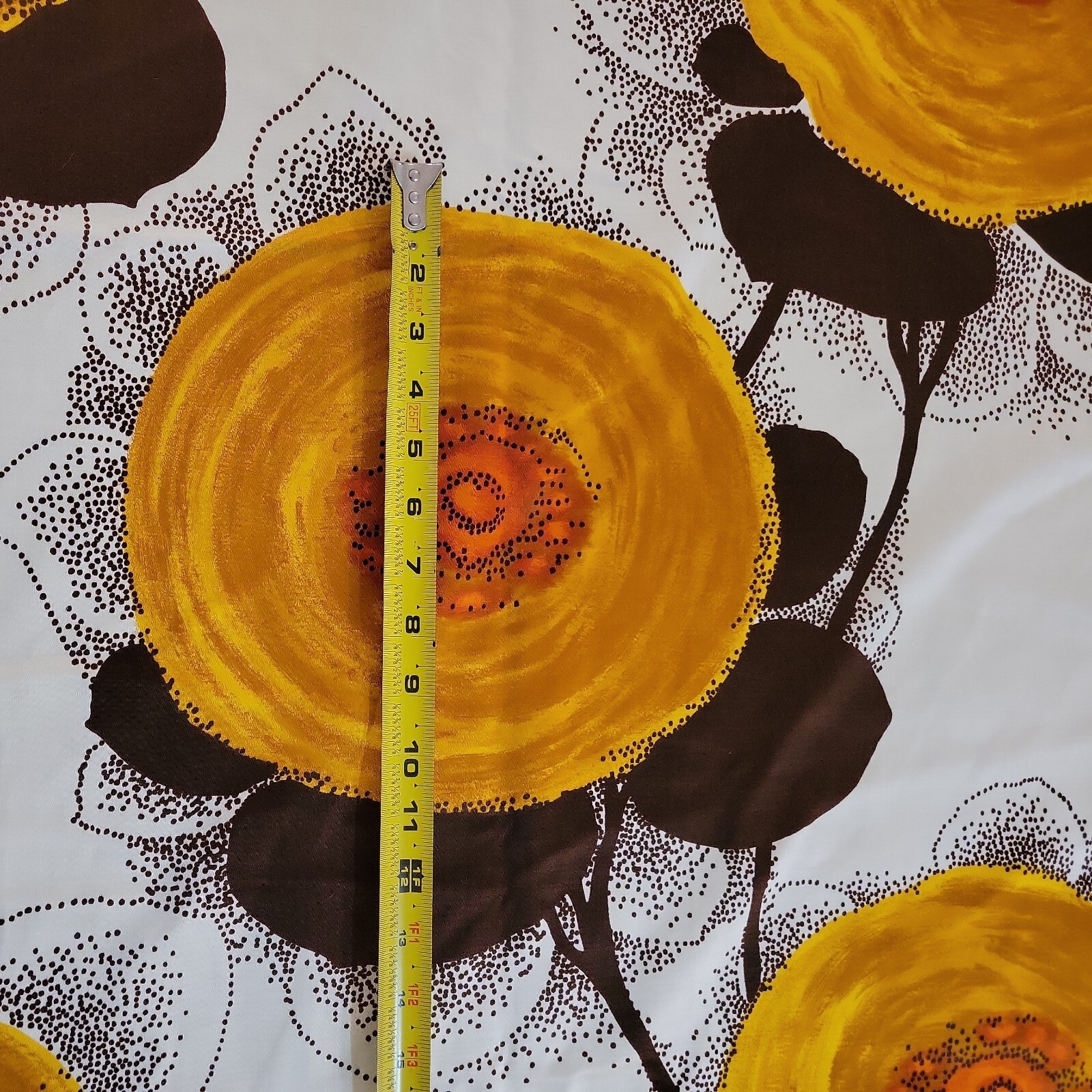 VINTAGE Mid Century Modern Retro 134″ L 92″ H Curtain Panel Fabric Dekoplus