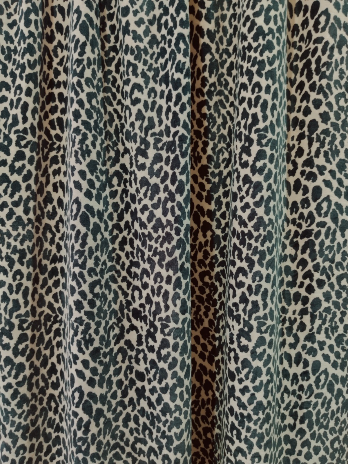 Leopard Print Velvet Curtain: Boho Safari, bedroom ,living room brand new design