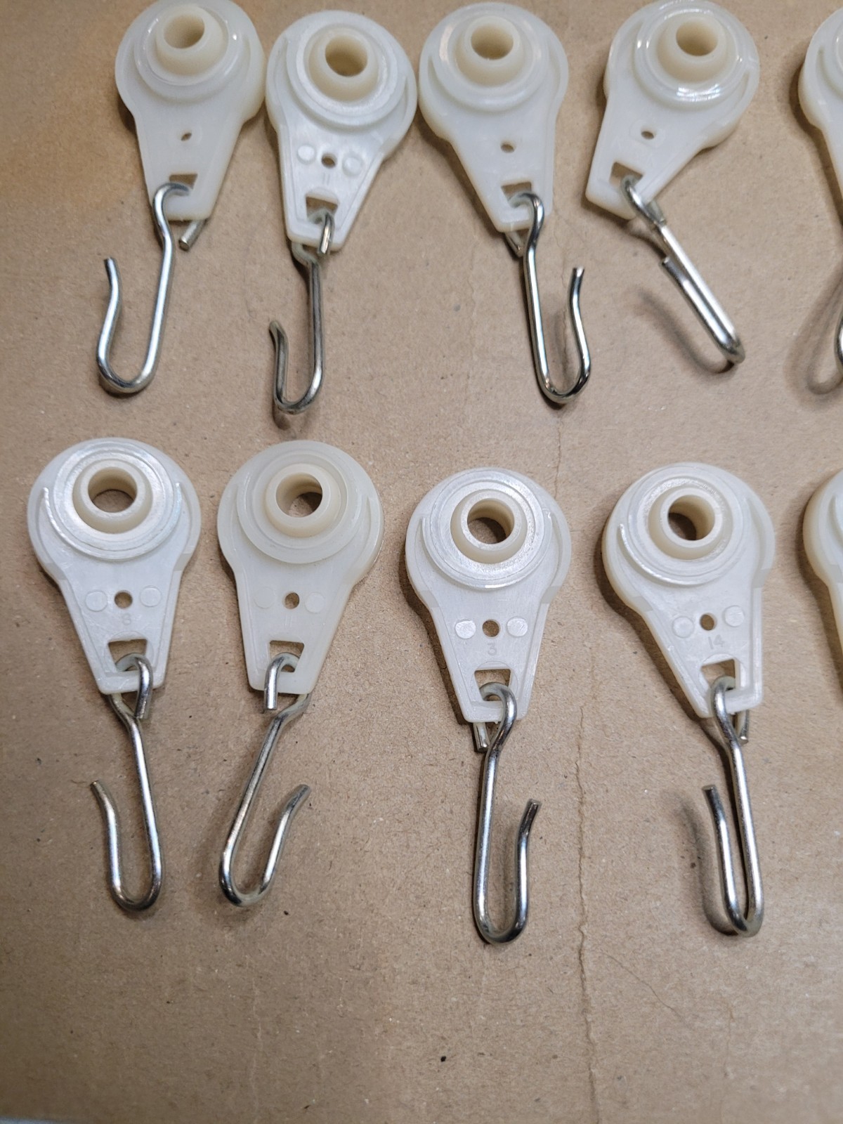 Kirsch Ball Bearing Carrier With Hook – 9673For Architrac Lot Of 10