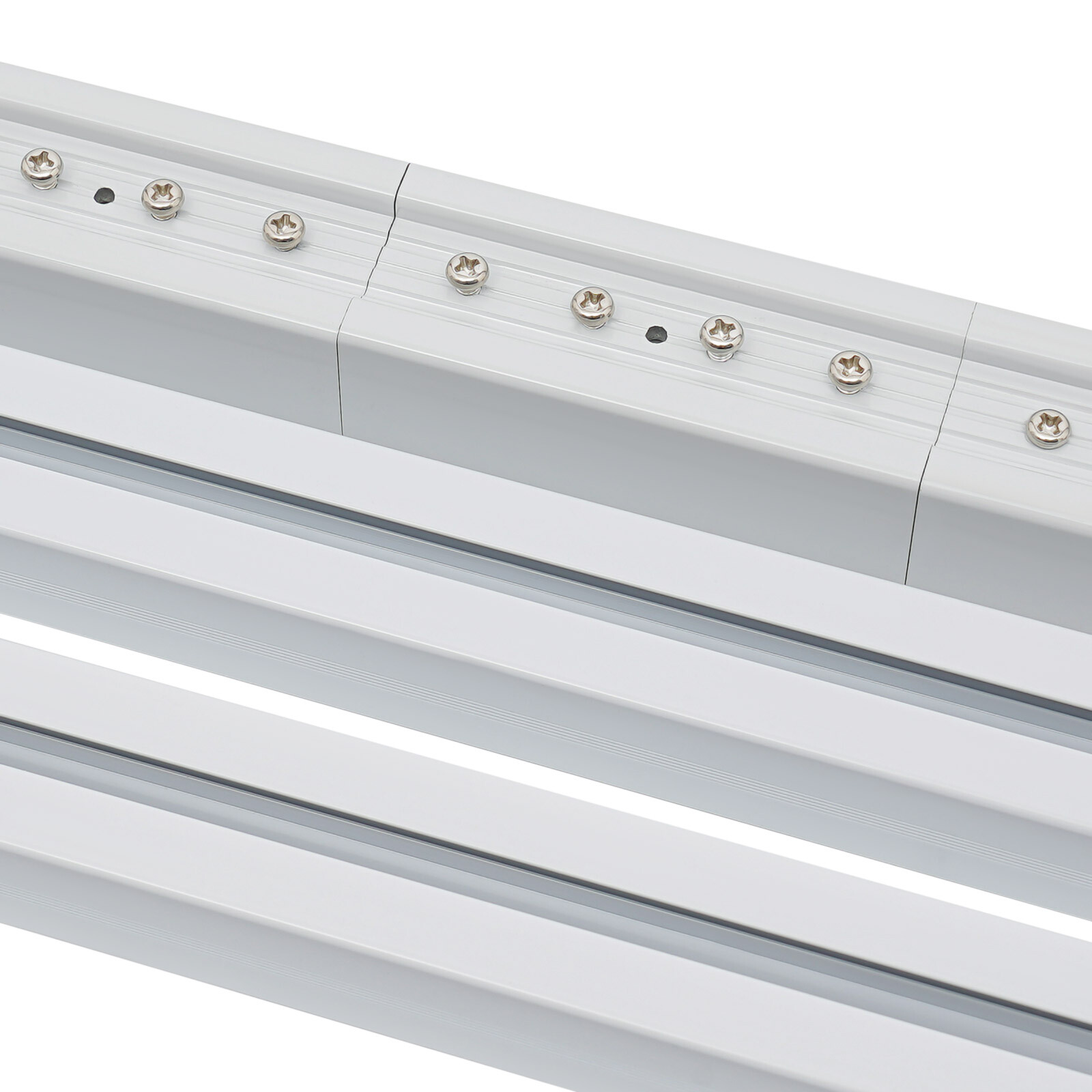 Smart Motorized Curtain Track W/ Remote Control Electric Curtain Track White USA