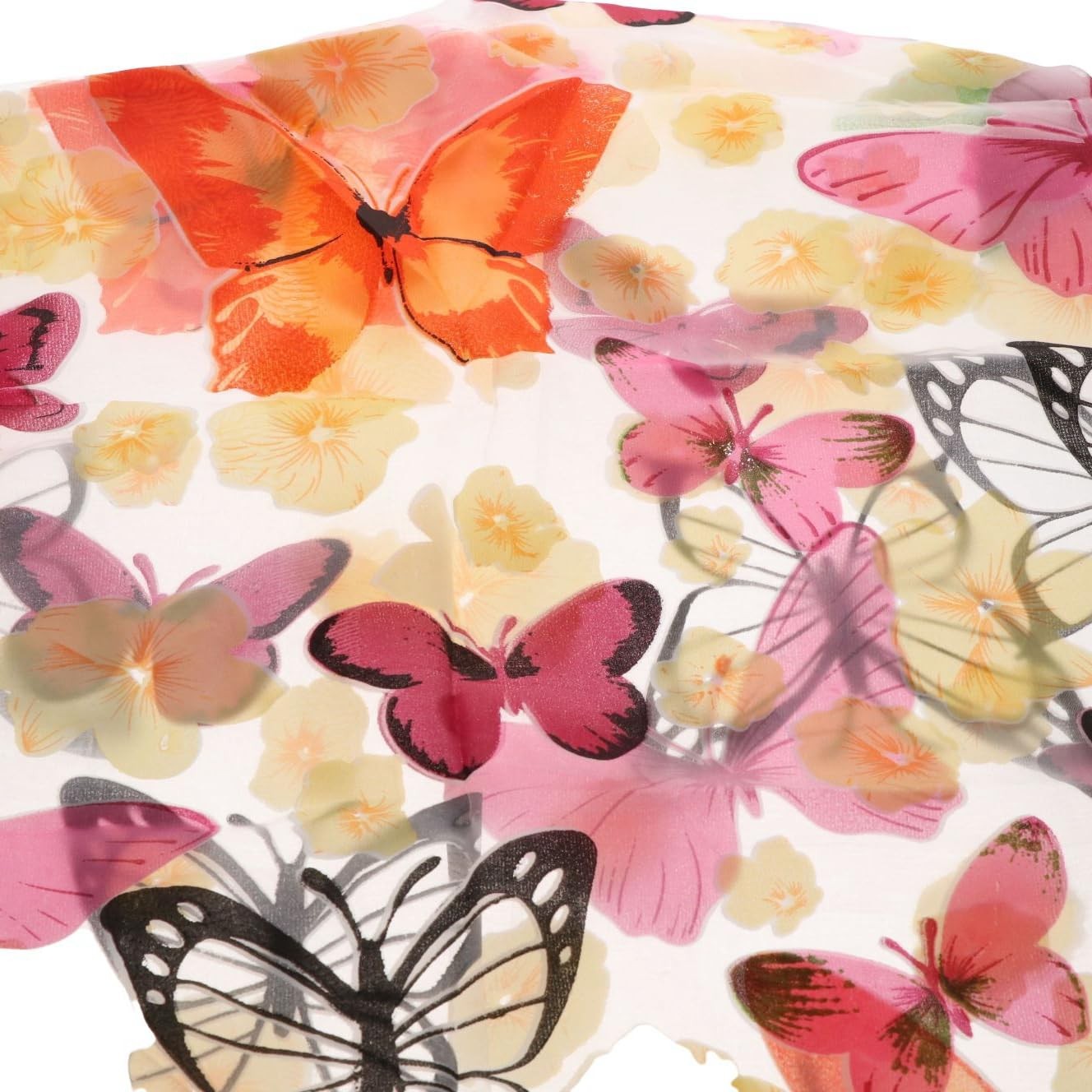 Butterfly Window Panels Drapes Curtains Sheer Voile Tulle 200cm X 100cm Door …