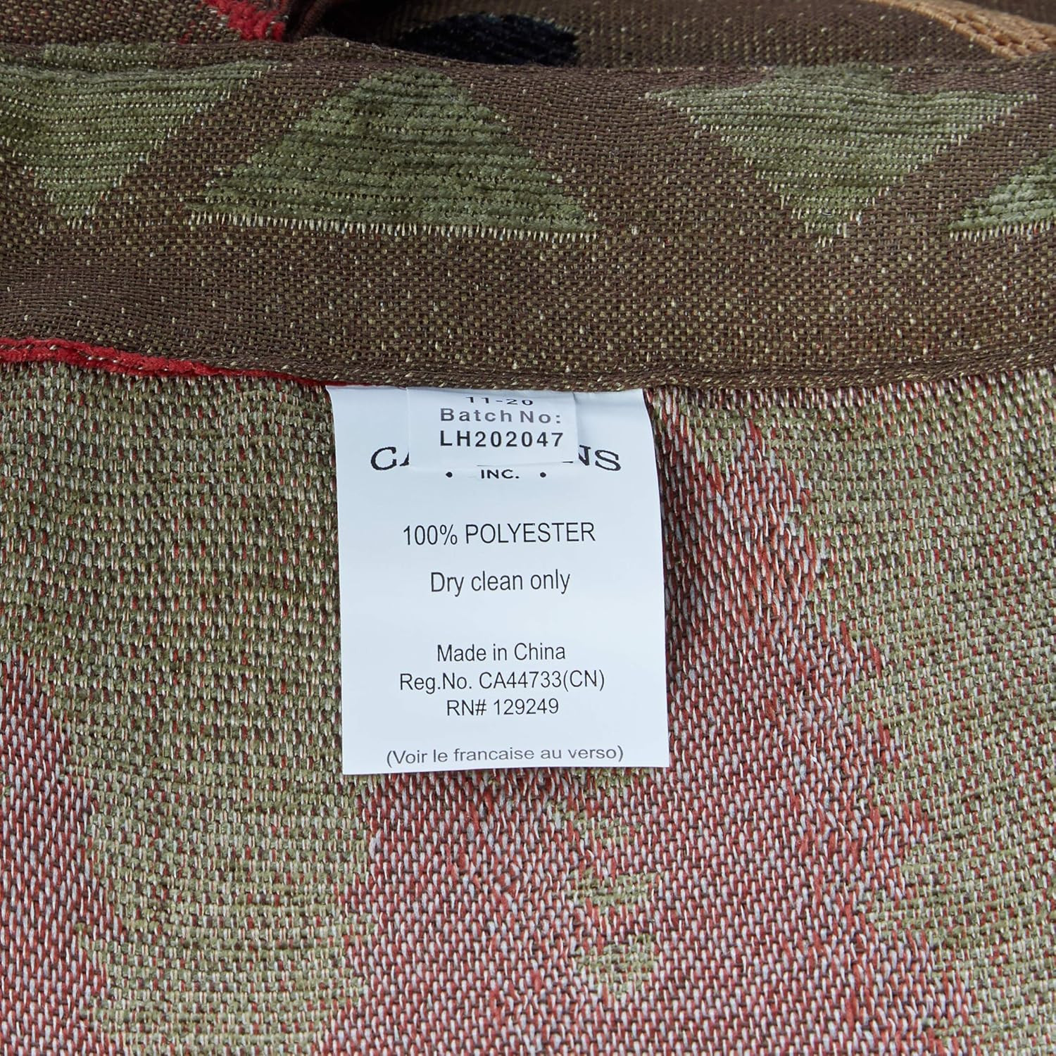 Bear Country Woven Chenille Curtain Panel Set – 2 Panels, 54″ x 84″ Each