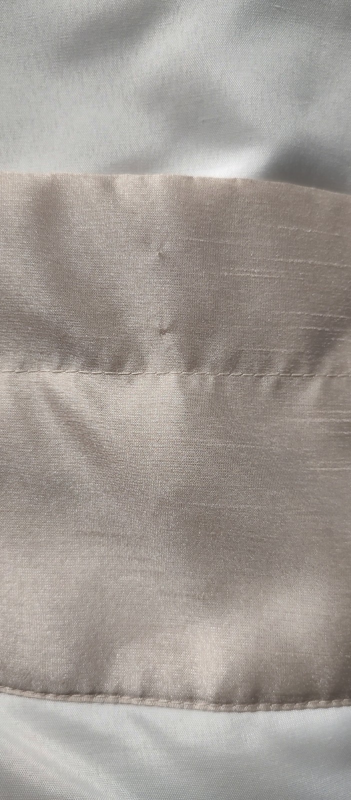 Drapery Set Long champagne Lined (set of 2) 52 x 108″ Rod Pocket Drape Curtains