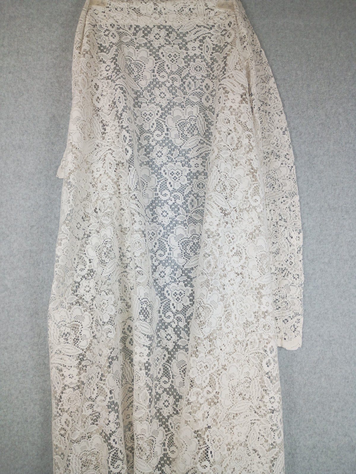 VTG JC Penny Lace Curtain, One Panel, 54″x84″, Made in the USA