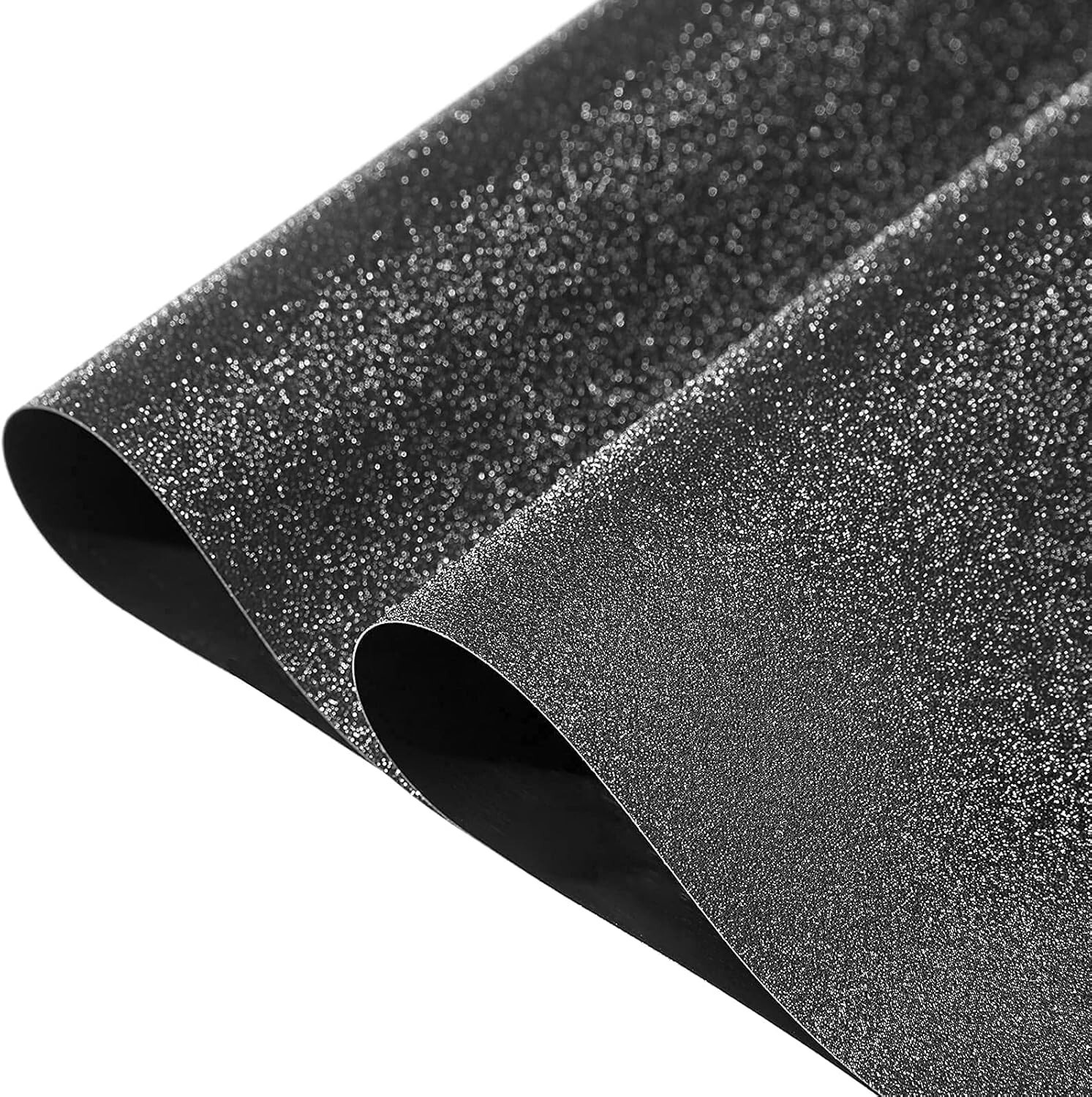 2PK Privacy Film Frosted Glass Static Cling UV Blocking 17.5 x 78.7 In. Blackout