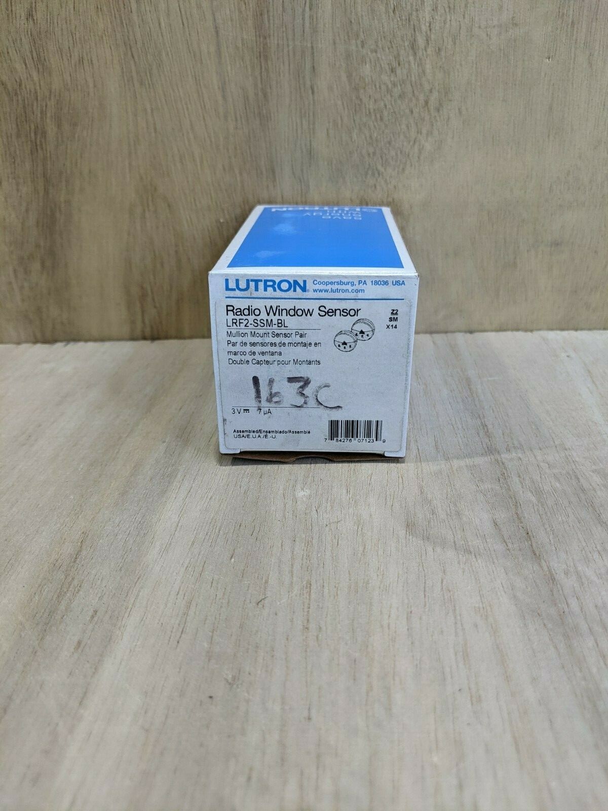 Lutron Radio Window Sensor LRF2-SSM-BL, mullion mount sensor pair