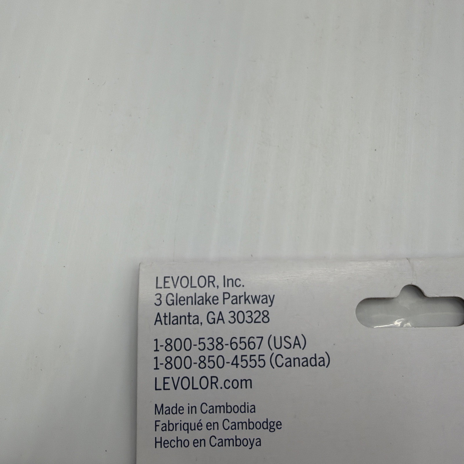 LEVOLOR Vinyl and Aluminum Blind Mounting Bracket Set #929835 NEW {67}