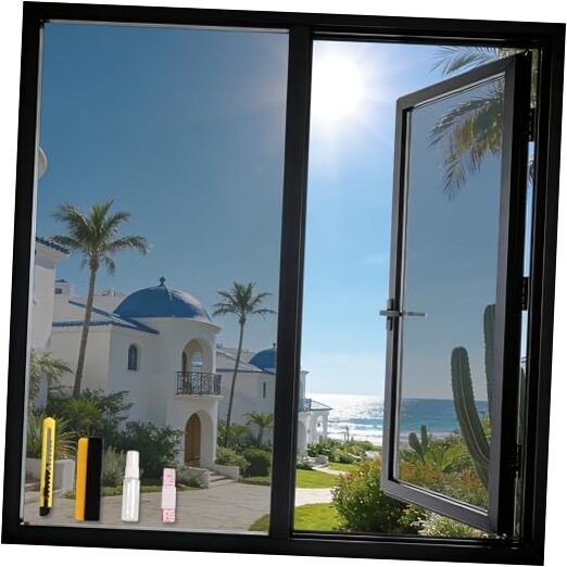 One Way Privacy Window Film, Static Cling Daytime Mirror Tint for Home &