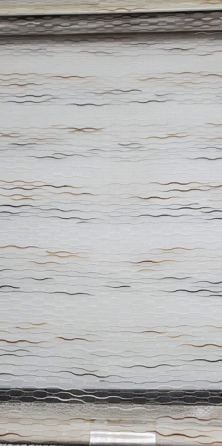 Organic Pattern Sheer Cordless Roller Shade
