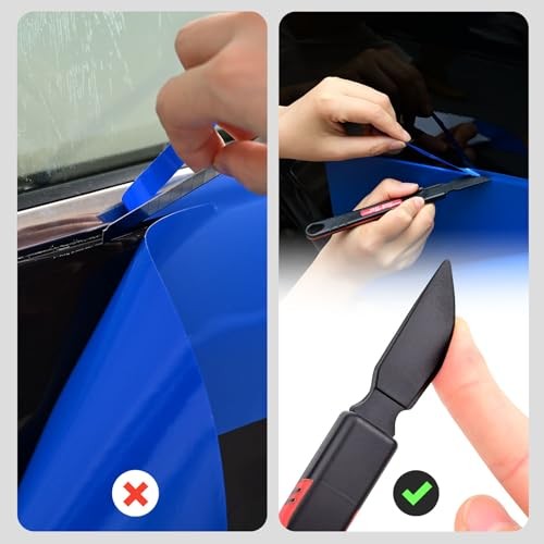 Micro Squeegee Vinyl Wrap Tool – 6 in 1 Pro Wrapping Stick Squeegee Tuck