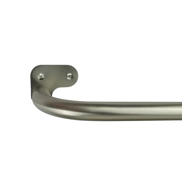 2 PACK Mainstays Single Wrap ROOM DARKENING Curtain Rod 30″ – 84″ PEWTER 3/4 U20