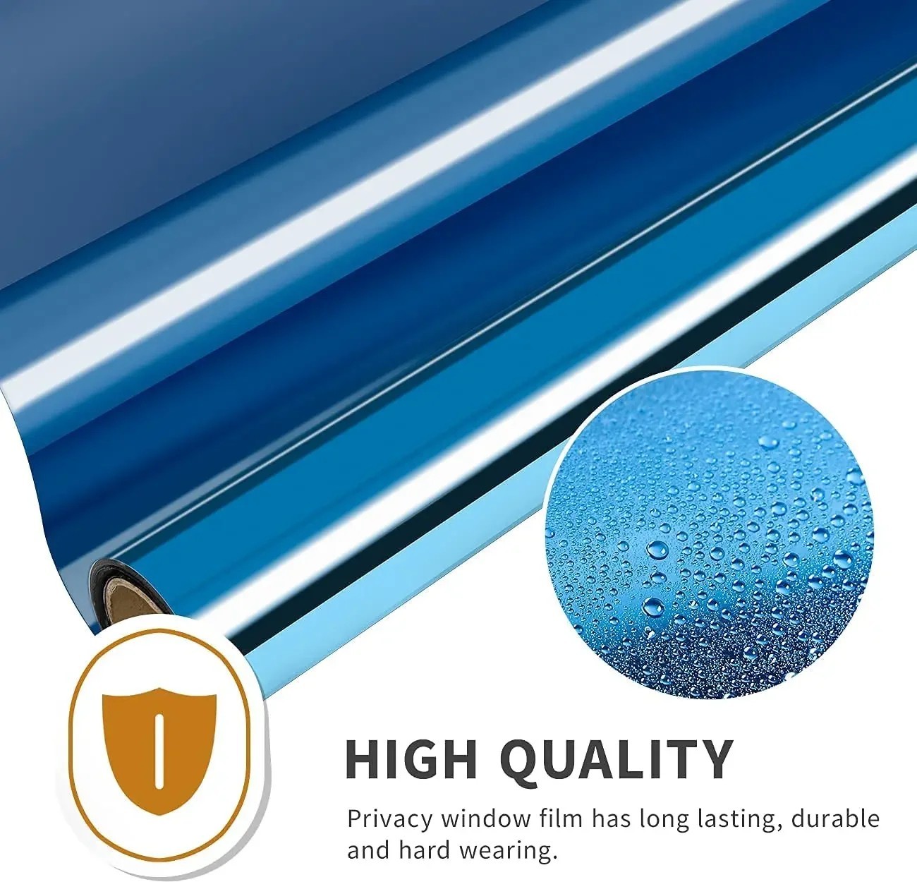 Sunscreen Mirror Window Film: Self-Adhesive Glass Tinting for UV Protection