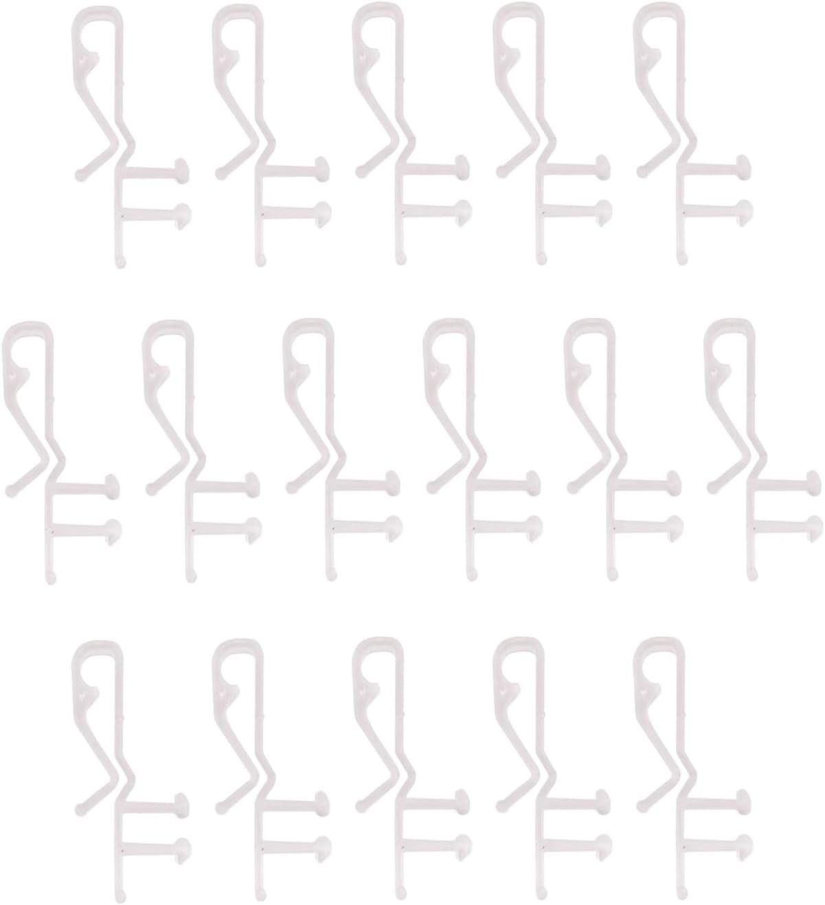 1-3/4th Clear Hidden Valance Clips – Durable Plastic Brackets for Blinds and …