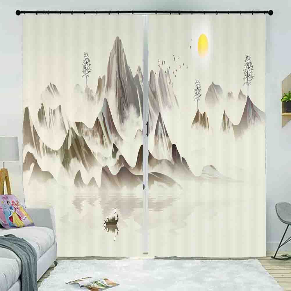 Brown Bear Phenomenon 3D Curtain Blockout Photo Printing Curtains Drape Fabric