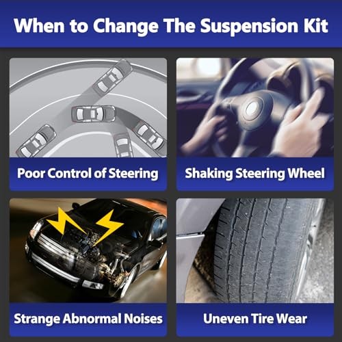 Ball Joints, Front Upper Suspension Driver and Passenger Side Kit Compatible