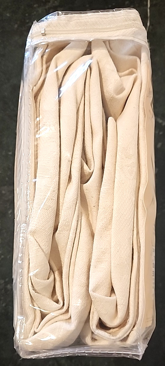 Burlington Pinch Pleated Draperies Pair 2 Panels 50Wx84L Natural Off-White NEW
