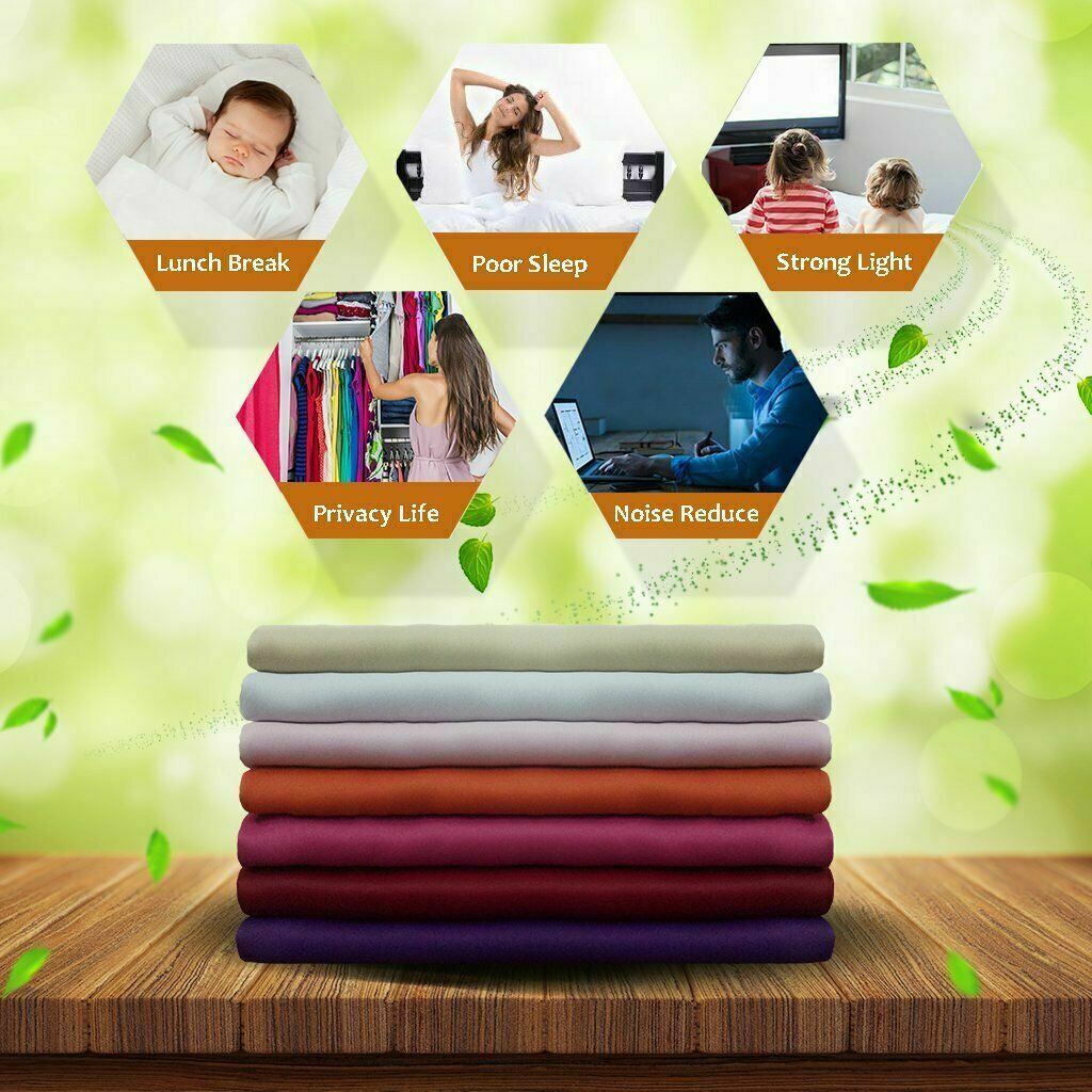 Window Blinds Light Filtering Curtain Patio Glass Slide Door Burgundy Red 100×84