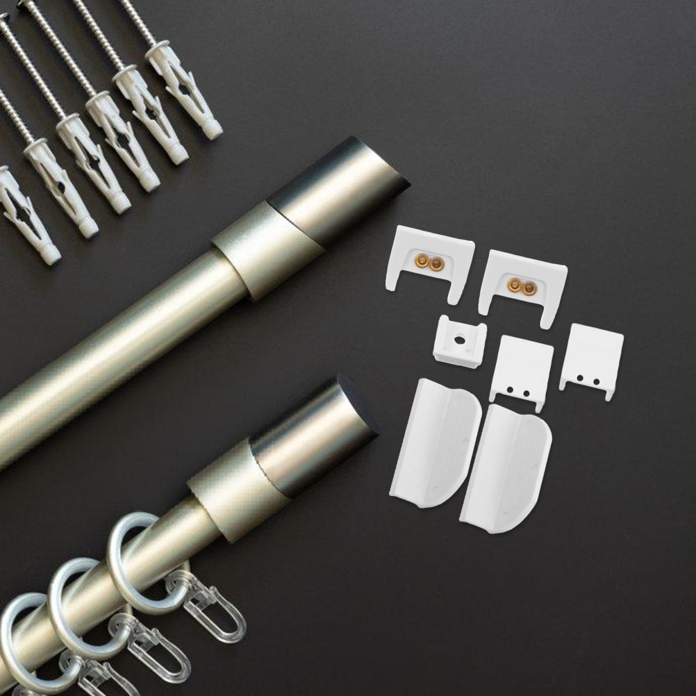 18Pcs White Vertical Blind Repair Brackets ABS Copper Stainless Steel Parts