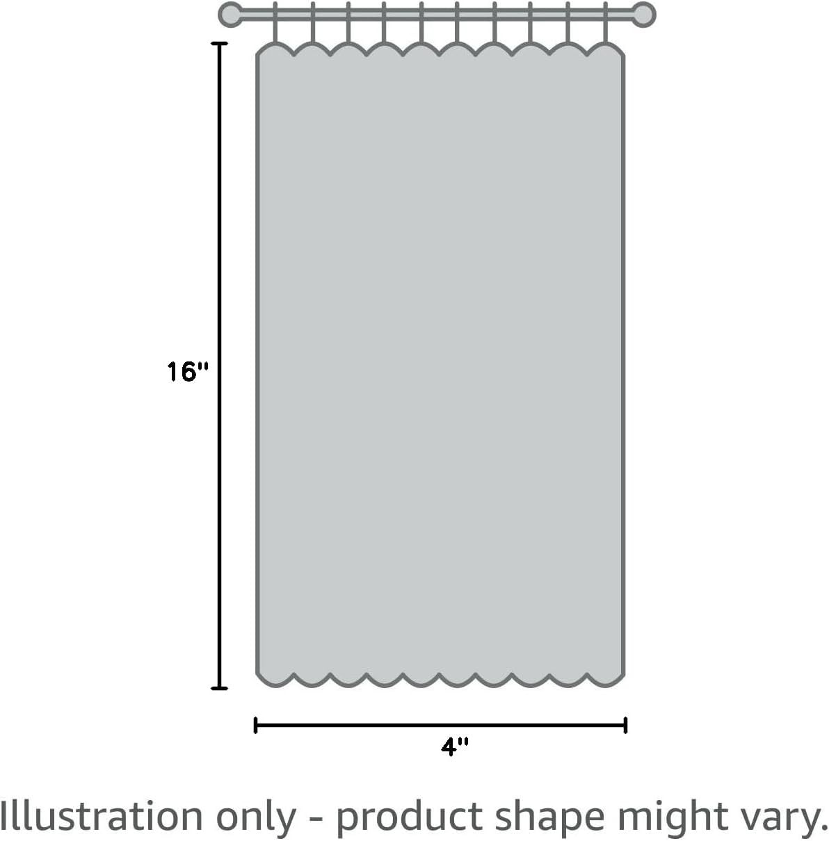 Insulated Back Tab Room Darkening Window Curtain Panels, Pair, 52″ W X 95″ L, Pi