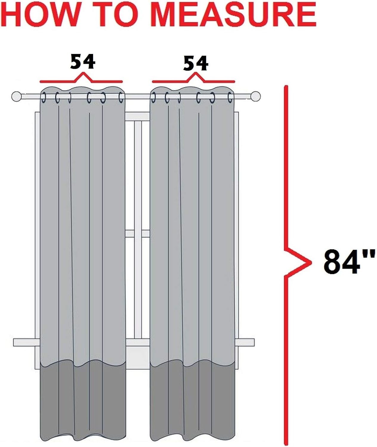 2 pc Window Set Solid Blue Curtains Panels Drapes Pair Valance 84 inch Darkening