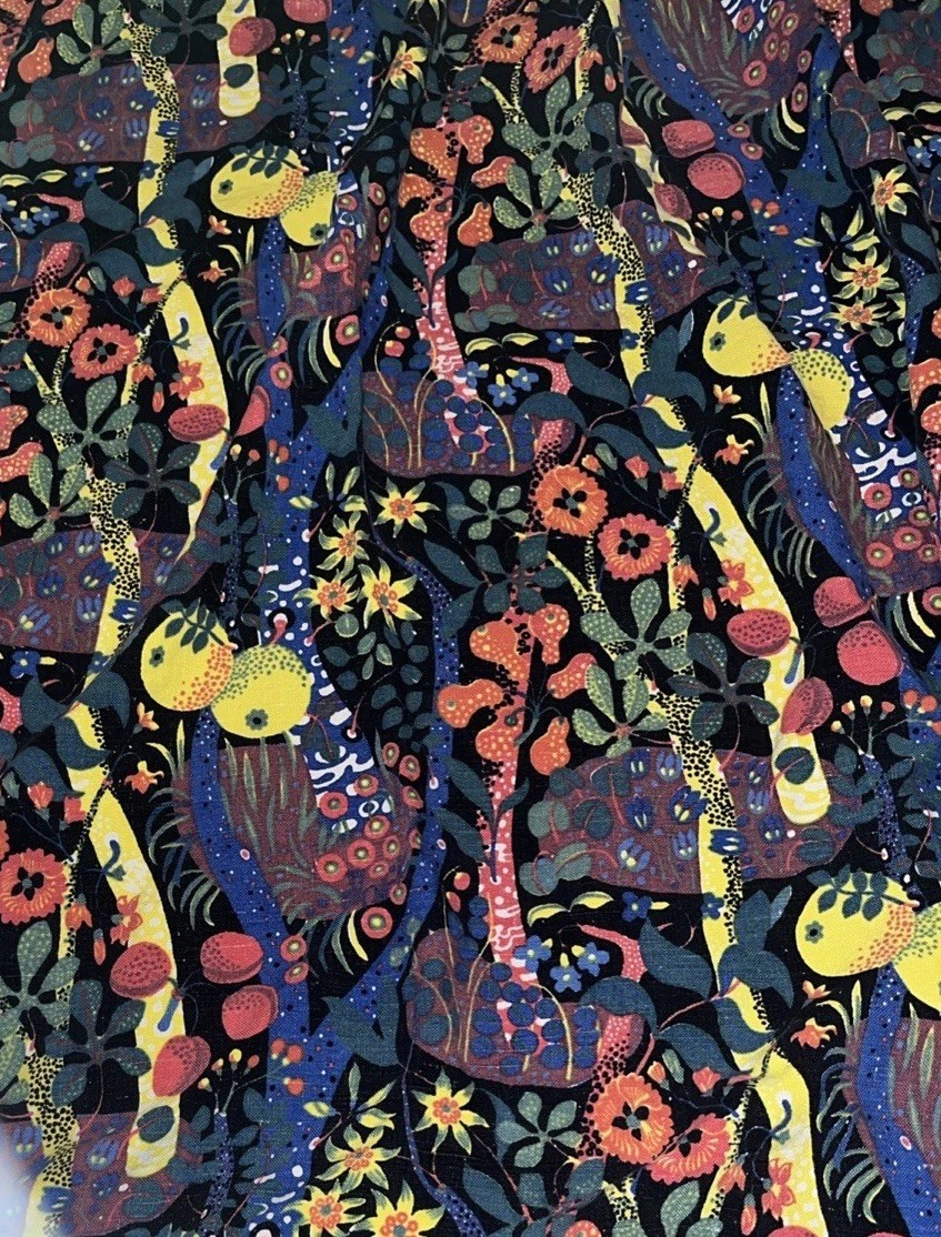Josef Frank Svenskt Tenn Curtain Panel – Three Islands In The Black Sea – 39×96