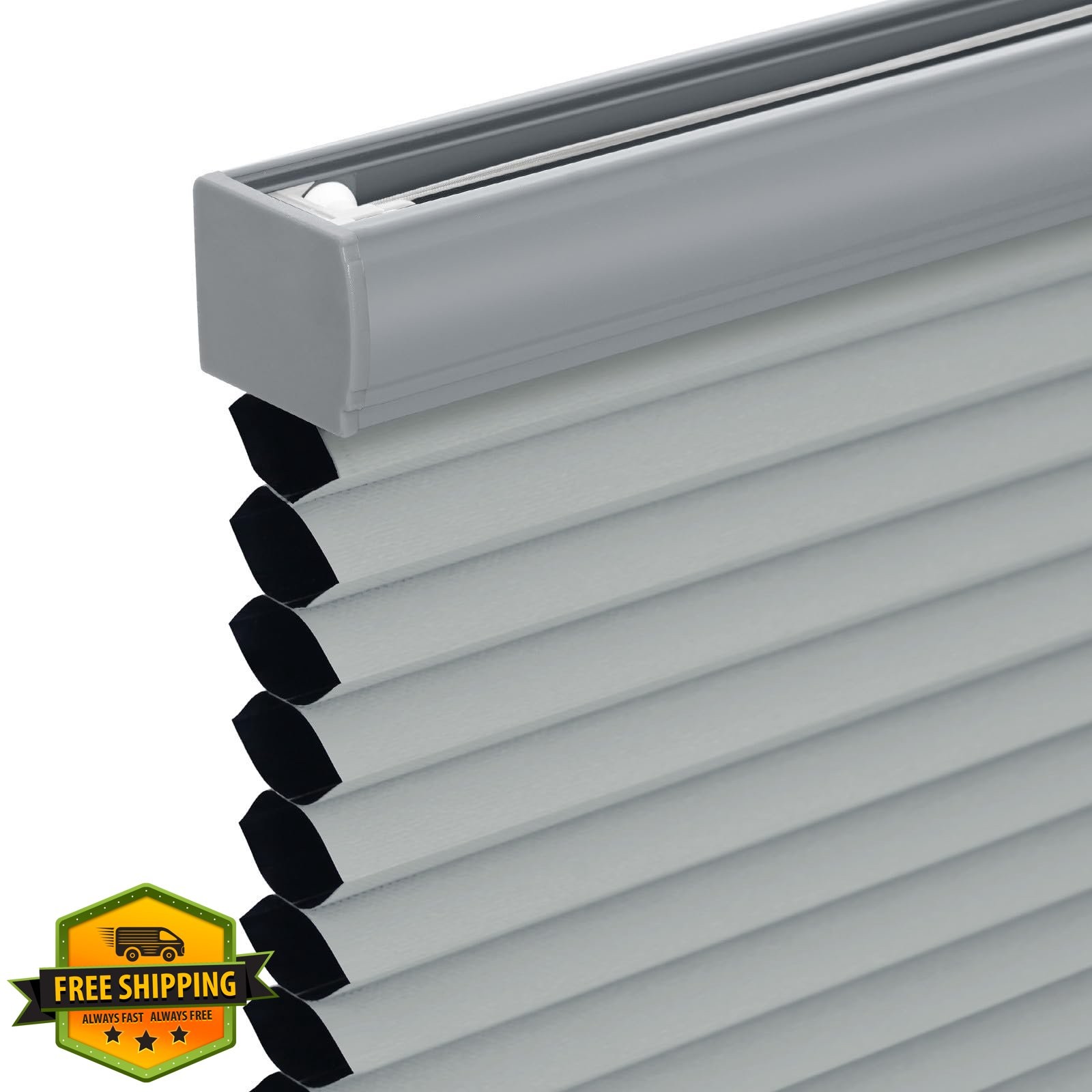 Changshade Grey Cellular Shade 27″w x 64″h