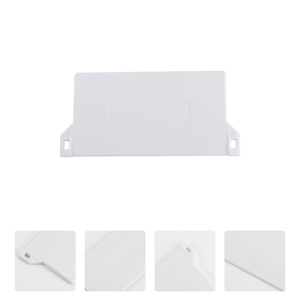 10Pcs Reusable White Plastic Bottom Plates for Vertical Blind Decor Accessories