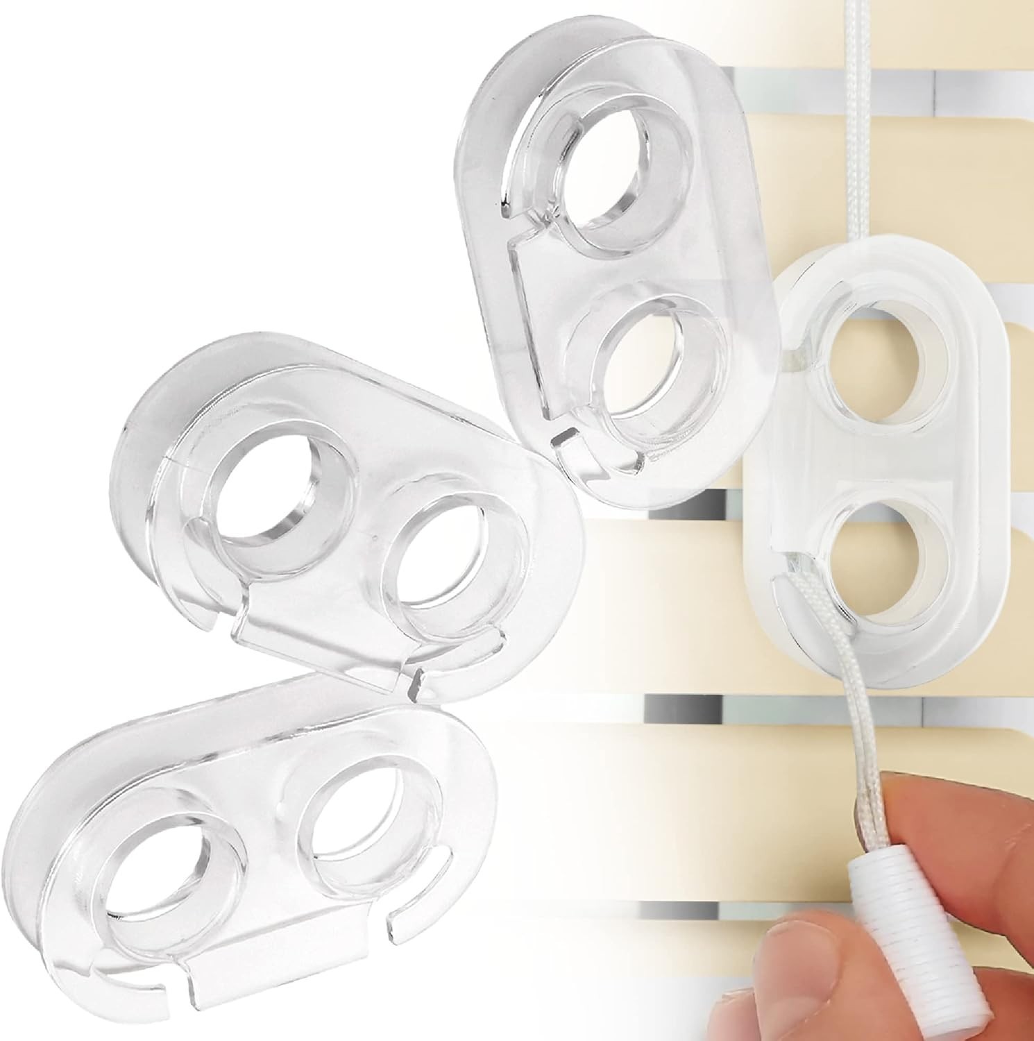 Versatile 4 Pack Window Blind Cord Winders – Effortless Safety Solution