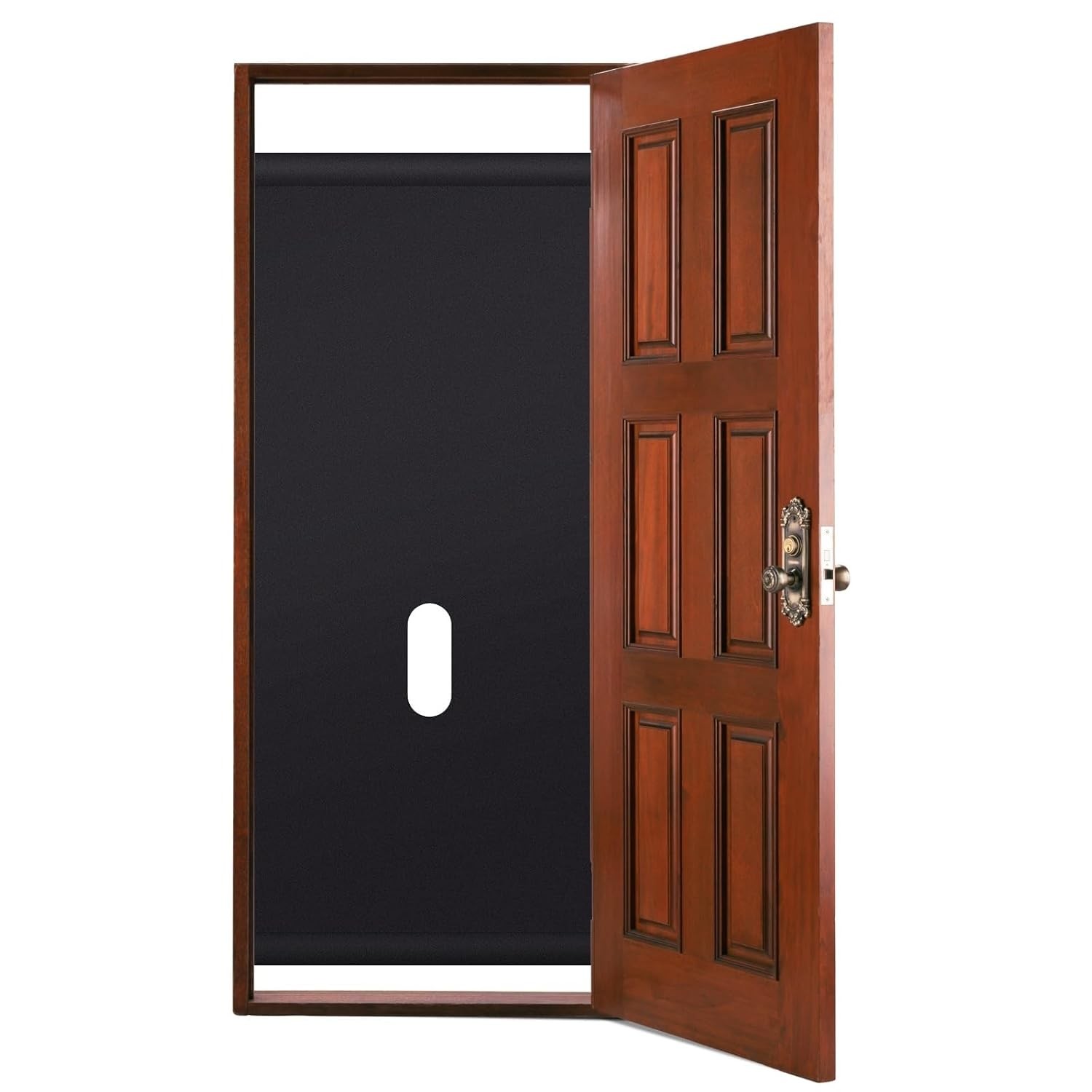 Adjustable Height Glory Hole Wall Doorway Kit Tempered Glass Door Curtain