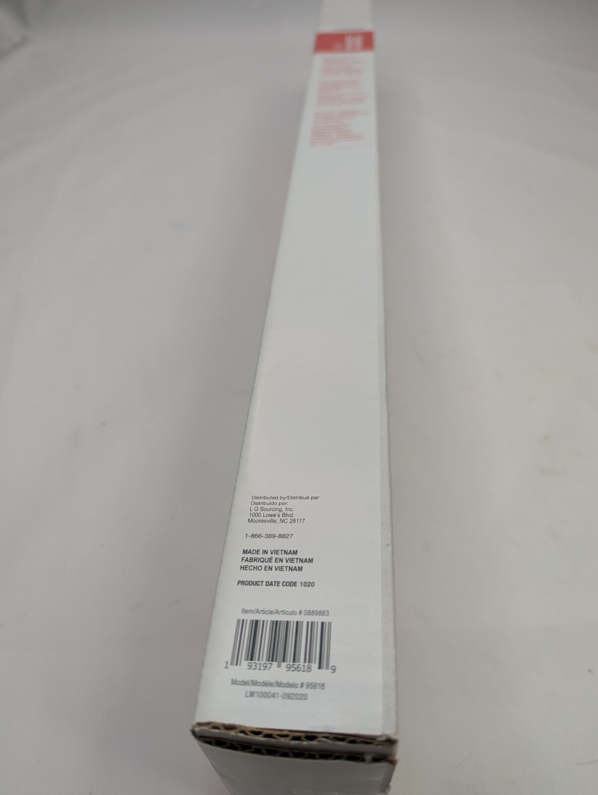 Project Source 1″ Cordless Vinyl Mini Blind, White – Size 23″ x 42″ – Child Safe